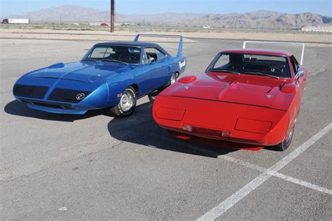 dodge daytona and plymouth superbird.